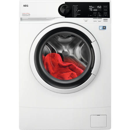 Tvättmaskin slim 37cm, 6 kg LSR615O62O AEG 6000-serien