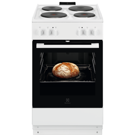 Spis 50 cm gjutjärnsplattor LKS500003W2 Electrolux vit