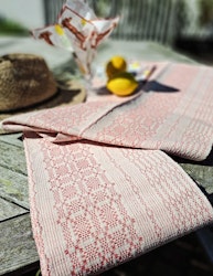 Vintage vävd textil, oklippt
