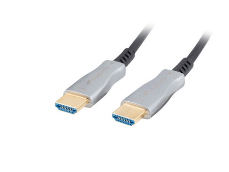 HDMI M/M V2.0 KABEL 20M OPTISK SVART AOC LANBERG