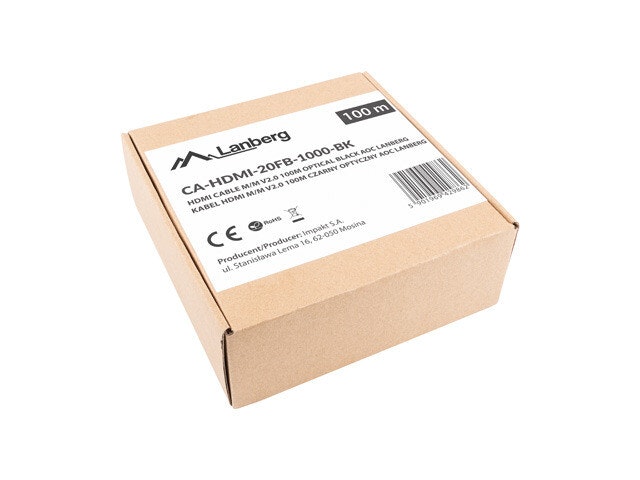 HDMI M/M V2.0 KABEL 100M OPTISK SVART AOC LANBERG