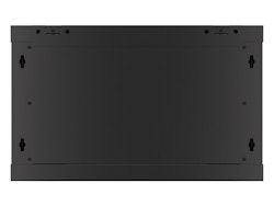 RACKSKÅP 19" VÄGGMONTERAT 6U/600X600 FÖR SJÄLVMONTERING MED METALLDÖRR SVART LANBERG (FLAT PACK)