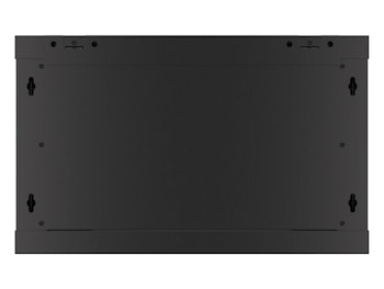 RACKSKÅP 19" VÄGGMONTERAT 6U/600X600 FÖR SJÄLVMONTERING MED METALLDÖRR SVART LANBERG (FLAT PACK)