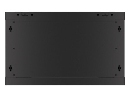 RACKSKÅP 19" VÄGGMONTERAT 6U/600X600 FÖR SJÄLVMONTERING MED METALLDÖRR SVART LANBERG (FLAT PACK)