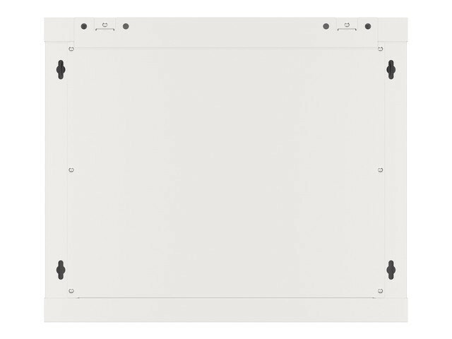 RACKSKÅP 19" VÄGGMONTERAT 9U/600X450 FÖR SJÄLVMONTERING MED METALLDÖRR GRÅ LANBERG (FLAT PACK)