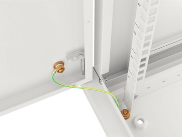 RACKSKÅP 19" VÄGGMONTERAT 12U/600X450 FÖR SJÄLVMONTERING MED METALLDÖRR GRÅ LANBERG (FLAT PACK)