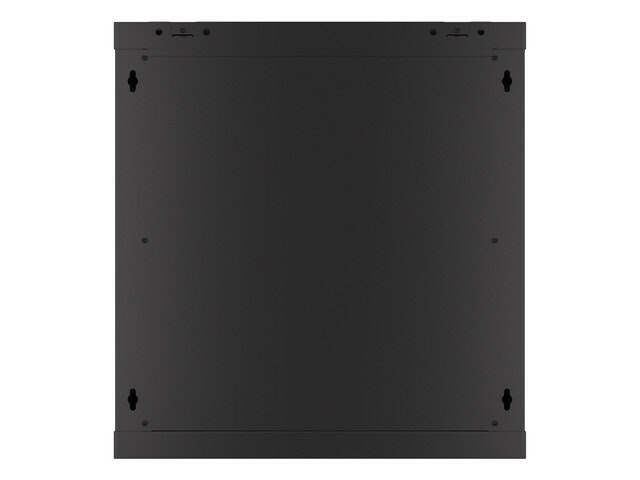 RACKSKÅP 19" VÄGGMONTERAT 12U/600X450 FÖR SJÄLVMONTERING MED METALLDÖRR SVART LANBERG (FLAT PACK)