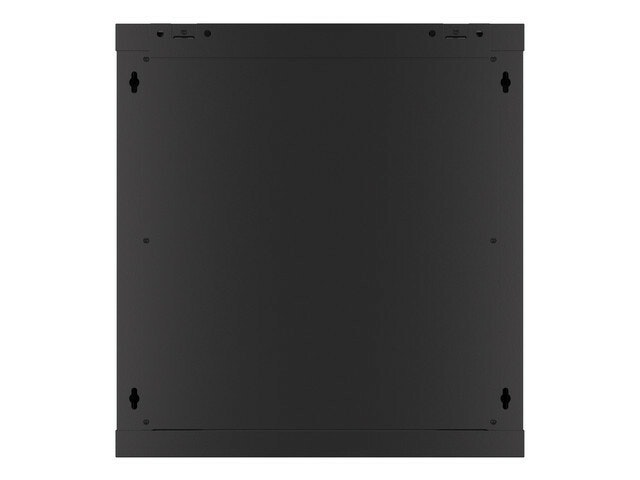 RACKSKÅP 19" VÄGGMONTERAT 12U/600X600 FÖR SJÄLVMONTERING MED METALLDÖRR SVART LANBERG (FLAT PACK)
