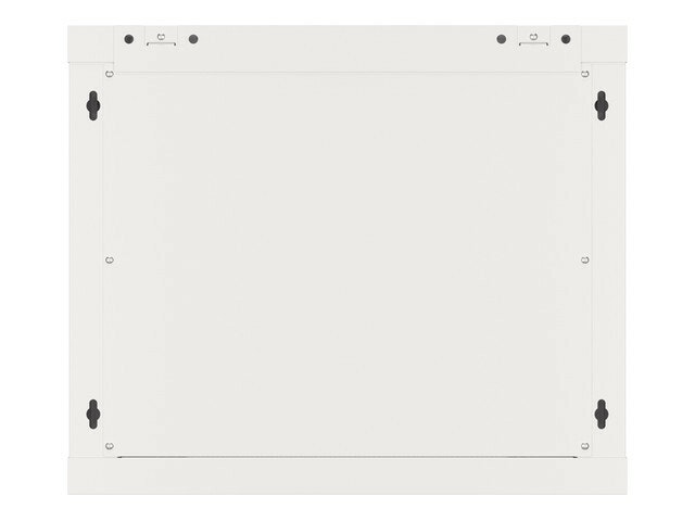 RACKSKÅP 19" VÄGGMONTERAT 9U/600X600 FÖR SJÄLVMONTERING MED METALLDÖRR GRÅ LANBERG (FLAT PACK)