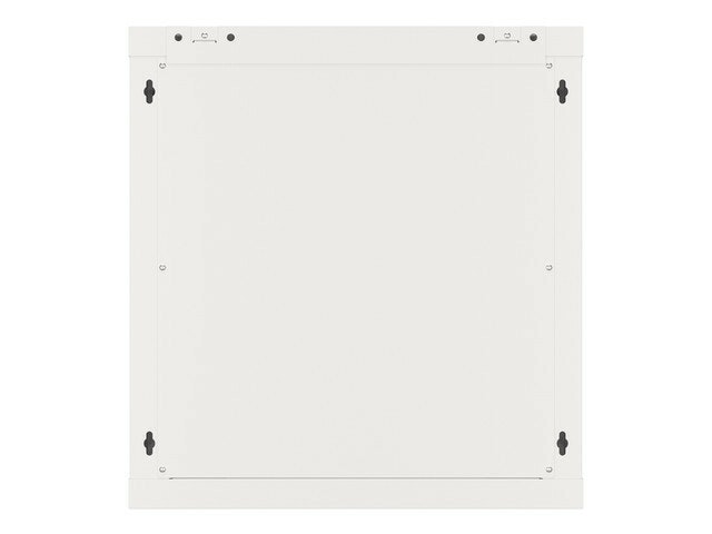 RACKSKÅP 19" VÄGGMONTERAT 12U/600X600 FÖR SJÄLVMONTERING MED METALLDÖRR GRÅ LANBERG (FLAT PACK)
