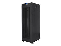 RACKSKÅP 19" FRISTÅENDE 37U/600X800 (FLAT PACK) MED NÄTDÖRR LCD SVART LANBERG V2