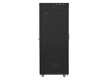 RACKSKÅP 19" FRISTÅENDE 42U/600X1000 (FLAT PACK) MED GLASDÖRR LCD SVART LANBERG V2
