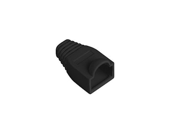 DRAGAVLASTNING RJ45 (BOOT CAP) LANBERG SVART (100-PACK)