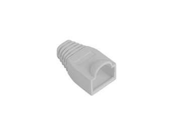 DRAGAVLASTNING RJ45 (BOOT CAP) LANBERG GRÅ (100-PACK)