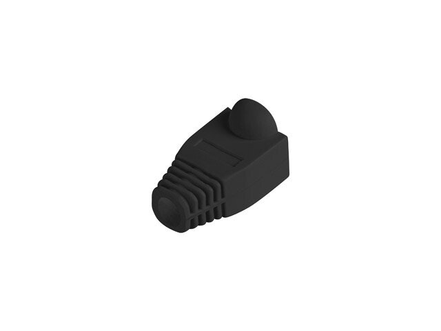 DRAGAVLASTNING RJ45 (BOOT CAP) LANBERG SVART (100-PACK)