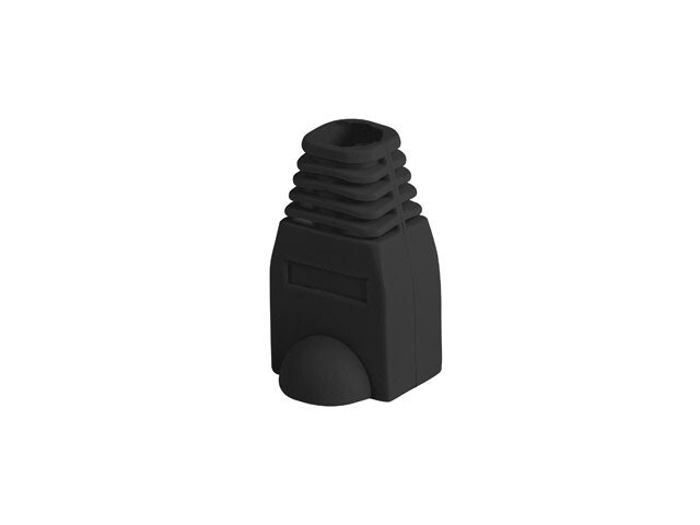 DRAGAVLASTNING RJ45 (BOOT CAP) LANBERG SVART (100-PACK)