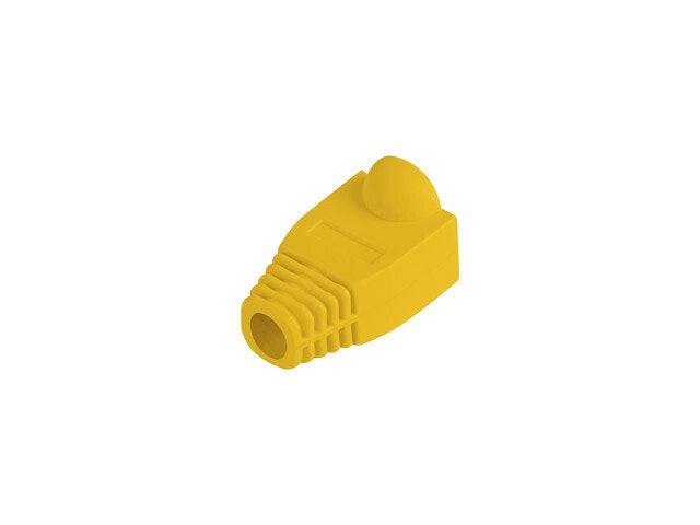 DRAGAVLASTNING RJ45 (BOOT CAP) LANBERG GUL (100-PACK)