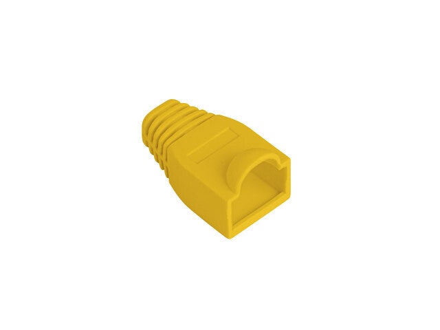 DRAGAVLASTNING RJ45 (BOOT CAP) LANBERG GUL (100-PACK)