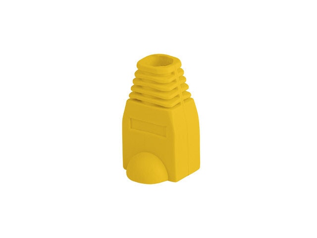 DRAGAVLASTNING RJ45 (BOOT CAP) LANBERG GUL (100-PACK)