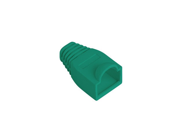 DRAGAVLASTNING RJ45 (BOOT CAP) LANBERG GRÖN (100-PACK)
