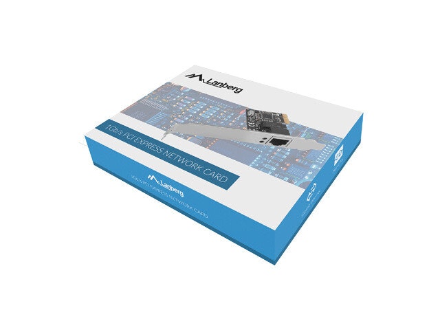 undefinedPCI-EXPRESS->RJ45 ETHERNET ADAPTER NÄTVERKSKORT LANBERG PCI-E X1 1X RJ45 1GB RTL8111C LÅG PROFILundefined