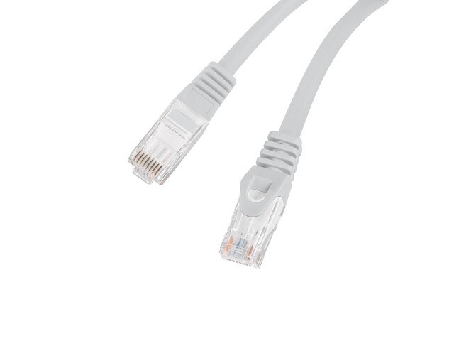 PATCHKABEL CAT.6 UTP LSZH CU 0,5M GRÅ FLUKE PASSERADE LANBERG
