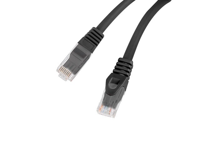 PATCHKABEL CAT.6 UTP LSZH CU 1M SVART FLUKE PASSERADE LANBERG