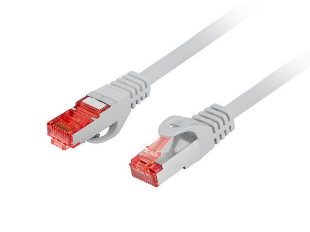 PATCHKABEL CAT.6 S/FTP LSZH CU 0,5M GRÅ FLUKE PASSERADE LANBERG