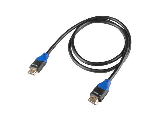 HDMI M/M V2.0 KABEL 1,8M 4K CU SVART BOX LANBERG