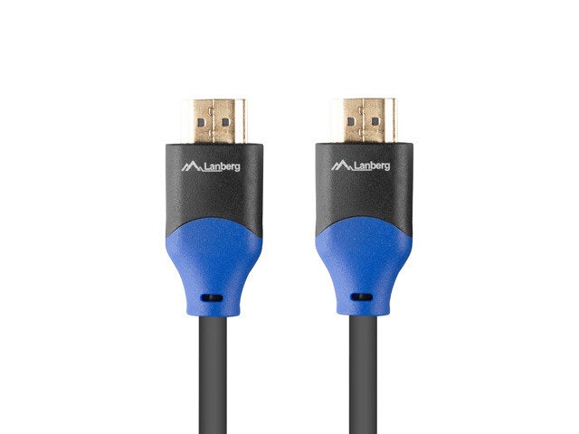 HDMI M/M V2.0 KABEL 3M 4K CU SVART BOX LANBERG