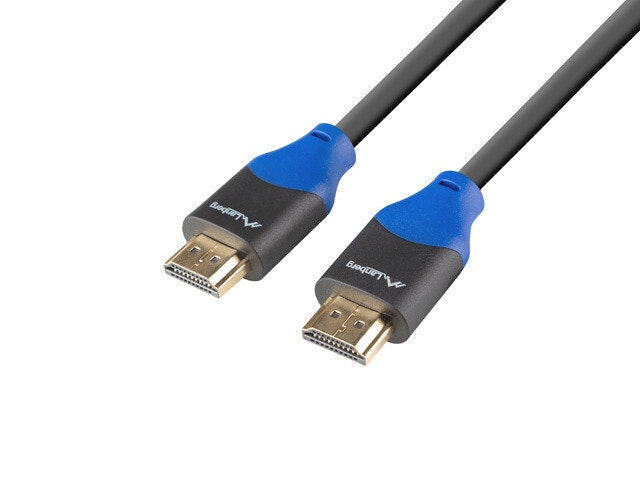 HDMI M/M V2.0 KABEL 3M 4K CU SVART BOX LANBERG
