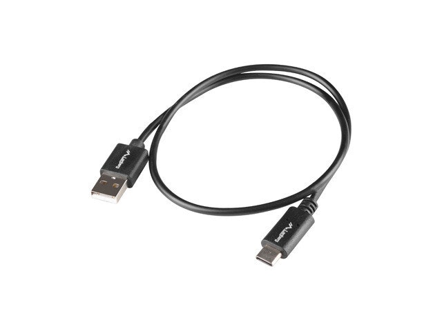 undefinedUSB-C(M)->USB-A(M) 2.0 KABEL 1M SVART LÅDA QC 3.0 LANBERGundefined