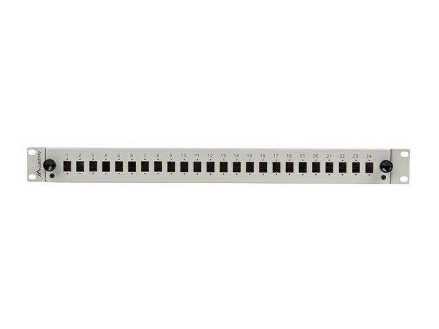 RACKMOUNT 19" 1U FIBER PATCHPANEL LANBERG 24XSC SIMPLEX/24XLC DUPLEX + TILLBEHÖR