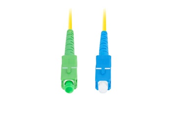 FIBEROPTISK PATCHKABEL SM SC/APC-SC/UPC SIMPLEX 5M LSZH G657A1 3.0MM GUL LANBERG