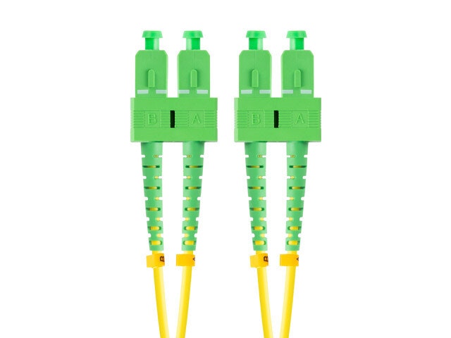 FIBEROPTISK PATCHKABEL SM SC/APC-SC/APC DUPLEX 1M LSZH G657A1 3,0MM GUL LANBERG