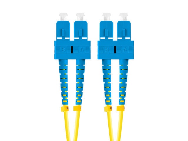 FIBEROPTISK PATCHKABEL SM SC/UPC-SC/UPC DUPLEX 2M LSZH G657A1 3,0MM GUL LANBERG