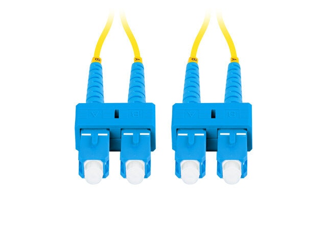 FIBEROPTISK PATCHKABEL SM SC/UPC-SC/UPC DUPLEX 2M LSZH G657A1 3,0MM GUL LANBERG