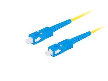 FIBEROPTISK PATCHKABEL SM SC/UPC-SC/UPC SIMPLEX 5M LSZH G657A1 3.0MM GUL LANBERG