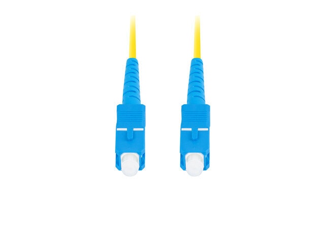 FIBEROPTISK PATCHKABEL SM SC/UPC-SC/UPC SIMPLEX 10M LSZH G657A1 3,0MM GUL LANBERG