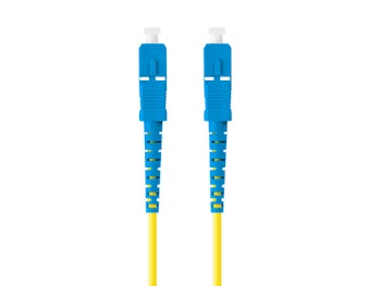 FIBEROPTISK PATCHKABEL SM SC/UPC-SC/UPC SIMPLEX 5M LSZH G657A1 3.0MM GUL LANBERG