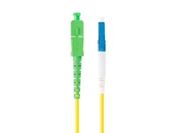 FIBEROPTISK PATCHKABEL SM LC/UPC-SC/APC SIMPLEX 3M LSZH G657A1 3.0MM GUL LANBERG