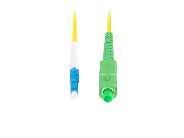 FIBEROPTISK PATCHKABEL SM LC/UPC-SC/APC SIMPLEX 3M LSZH G657A1 3.0MM GUL LANBERG