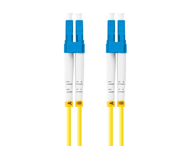 FIBEROPTISK PATCHKABEL SM LC/UPC-LC/UPC DUPLEX 1M LSZH G657A1 3,0MM GUL LANBERG