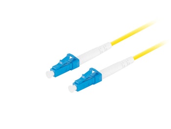 FIBEROPTISK PATCHKABEL SM LC/UPC-LC/UPC SIMPLEX 5M LSZH G657A1 3,0MM GUL LANBERG