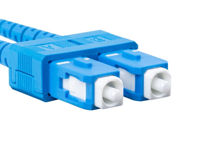 FIBEROPTISK PATCHKABEL SM SC/UPC-LC/UPC DUPLEX 1M LSZH G657A1 3,0MM GUL LANBERG