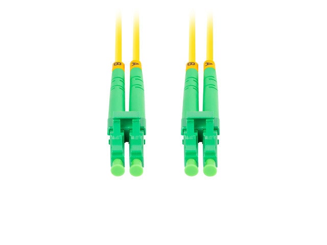 FIBEROPTISK PATCHKABEL SM LC/APC-LC/APC DUPLEX 5M LSZH G657A1 3,0MM GUL LANBERG