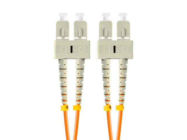 FIBEROPTISK PATCHKABEL MM SC/UPC-SC/UPC DUPLEX 2M LSZH OM2 50/125 3,0MM ORANGE LANBERG