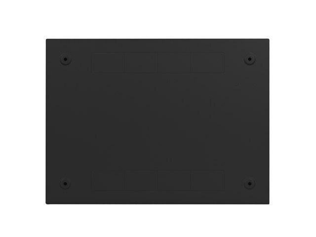 RACKSKÅP 19" VÄGGMONTERAT 4U+3U/540X200 LÅGPROFIL SVART LANBERG (MONTERAT)