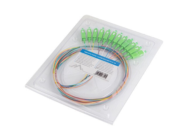 PIGTAIL FIBEROPTISK SM SC/APC EASY STRIP 9/125 G657A1 12X2M FLERFÄRGAD LANBERG