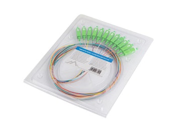 PIGTAIL FIBEROPTISK SM SC/APC EASY STRIP 9/125 G657A1 12X2M FLERFÄRGAD LANBERG
